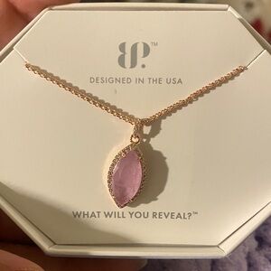 Bp the football necklace NK75721 Elegant Pink Pendant Necklace